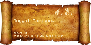 Angyal Marianna névjegykártya